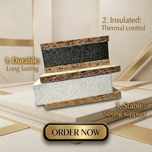 Panel Estructural de EPS Revestido con <span class=keywords><strong>OSB</strong></span> de Primera Calidad, Solución Energéticamente Eficiente, Compras al por Mayor Directas de Fábrica - Product Image 2