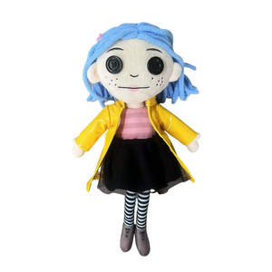 Nuova Serie Coraline e Il <span class=keywords><strong>Nightmare</strong></span> Before Christmas: Peluche Super Morbido con Imbottitura in Cotone PP, Bambola a Forma di Cane, Personaggio del Film - Product Image 4