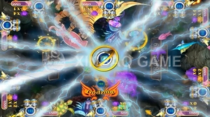 Hot Trong Nhà <span class=keywords><strong>Godzilla</strong></span> 3 Cá Arcade Trò Chơi Máy Thép Không Gỉ Đồng Xu Pusher 1-Năm Tiếng Anh Với Vui Vẻ Câu Cá Trò Chơi <span class=keywords><strong>Video</strong></span> - Product Image 2