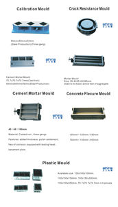 Moule à mortier pour bloc de béton, moulage de lego, béton, fonte, test en cube, Test - Product Image 3
