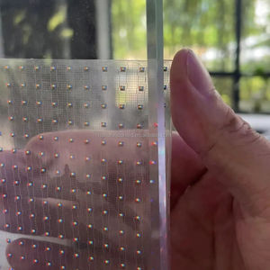 Siêu mỏng trong suốt 3D Holographic LED hiển thị cửa sổ kính linh hoạt quảng cáo Màn hình LED với chức năng hoạt hình dính - Product Image 3