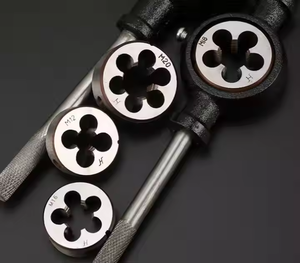 OEM Tebak Tige filetante manuelle et tige filetante mécanique en acier rapide M2-M10, 3 trous de dégagement, filière ronde HSS pour la filetage - Product Image 5