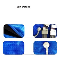 Combinaison de massage par pressothérapie Auro 16 Air Bags pour salon et usage domestique, machine de drainage lymphatique par pressothérapie