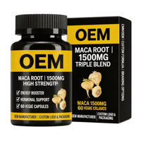 Mélange de poudre de racine de Maca OEM/ODM, formule de soutien énergétique naturel, 1500 mg par portion