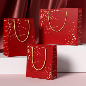 <span class=keywords><strong>Sac</strong></span> en papier kraft personnalisé, coloré, pour cadeaux de fête, vêtements, sacs en papier pour le shopping, à porter à la main - Product Image 4