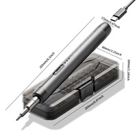 Mini tournevis électrique 46-en-1, longue durée de vie, silencieux, rechargeable, portable, kit d'outils de réparation pour la maison