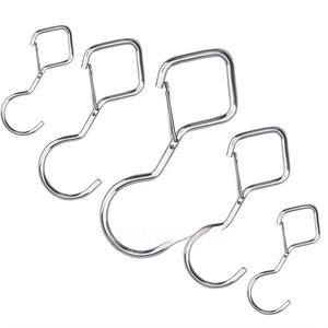 Heavy-Duty kim loại S Hooks cho tủ treo cho an toàn khóa nhà máy đồ dùng nhà bếp chuỗi đèn công cụ - Product Image 2