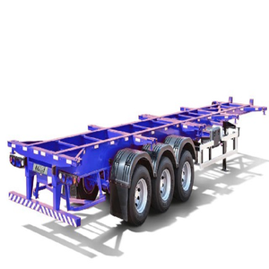 รถพ่วงโครงเหล็ก 3 เพลา ขนาด 20 ฟุต 40 ฟุต ราคาดีที่สุด ขาย - Product Image 4