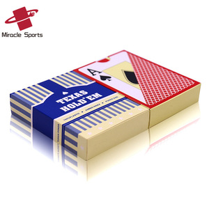 MIR Eco-Friendly Grand Caractère Pliant Texas Hold'em Poker <span class=keywords><strong>Solitaire</strong></span> Imperméable et Résistant à l'Usure Fabriqué en Plastique Durable - Product Image 2