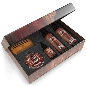 Kit per la Cura della <span class=keywords><strong>Barba</strong></span> 100% Naturale e Biologico con Balsamo, Cera, Spazzola e <span class=keywords><strong>Set</strong></span> Regalo per la Crescita della <span class=keywords><strong>Barba</strong></span> - Product Image 6