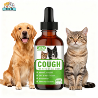 OEM/ODM Suppléments de soins de santé pour animaux de compagnie Chenil Toux Gouttes liquides pour tousser Humidifier la gorge