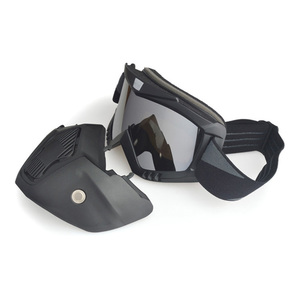 Occhiali da moto all'aperto occhiali da maschera da paintball a pieno facciale protezione UV 400 occhiali da motocross - Product Image 1