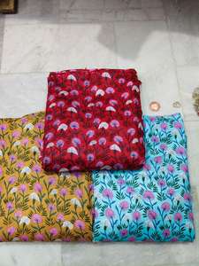 ชุดเดรสผ้าฝ้ายนอนวูฟเวนสำหรับเด็กผู้หญิงเด็กผู้ชายผ้าคอตตอนพิมพ์ลายหลากสีออร์แกนิกคุณภาพสูงสินค้ามาใหม่ - Product Image 2