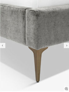 현대 패브릭 침대 <span class=keywords><strong>West</strong></span> <span class=keywords><strong>elm</strong></span> 안데스 데코 Upholstered 침대 프레임, 킹 사이즈, 회색 - Product Image 2