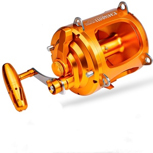 Nuevo Carrete de Pesca de Tambor para Agua Salada, 8+1BB, Totalmente Metálico, para Pesca de Grandes Peces, Pesca de Arrastre, Pesca en Barco, Pesca con Jigging - Product Image 1