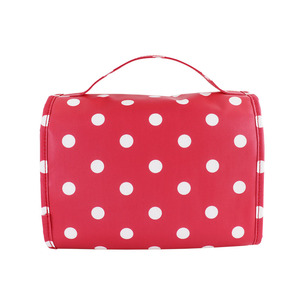 Sac de toilette suspendu imperméable pour femme, trousse de maquillage grande capacité avec fermeture éclair et logo - Product Image 5