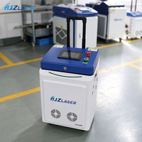 Machine de nettoyage au laser à fibre portable Raycus 200W, design léger pour l'entretien CVC sur site, plus durable, prix attractif