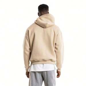 เสื้อสเวตเชิ้ตผ้าฟลีซแบบสวมหัวทรงโอเวอร์ไซส์ ปักลาย สไตล์สตรีทแวร์ คุณภาพสูงจากผู้ผลิต (OEM) สำหรับฤดูใบไม้ร่วง - Product Image 3