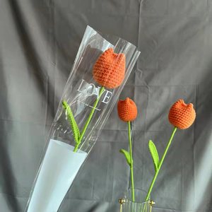 Wholesale Unique Hand Woven Wool <b>Bouquet</b> Custom Mothers Day Gifts 2025 Flower Crochet - Product Image 5