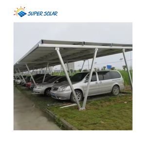Panel solar preensamblado Carport 10KW to1MW Capacidad Fácil instalación con soporte OEM - Product Image 1