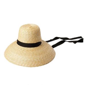 Straps Large Brim Straw <b>Hat</b> <b>Summer</b> Outing Styling Seaside Beach Sun <b>Hat</b> - Product Image 4