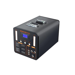สถานีพลังงานสำรองสำหรับบ้าน 1800W/2520WH สีเงิน ลิเธียมไอออน Lifepo4 สำหรับกรณีฉุกเฉิน ใช้กลางแจ้ง ตั้งแคมป์ ตกปลา ขายดี พร้อมฟังก์ชั่นสตาร์ทรถยนต์ - Product Image 1