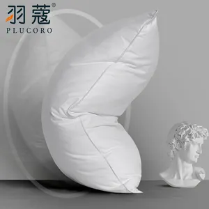 Hotel Quality Pillow 5 Stars Hotel Pillow 1200g With Bag Soft Fluffy Microfiber Pillows For Sleeping