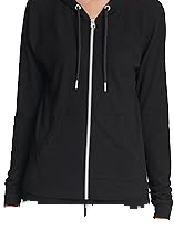 High Quality Women's Breathable <b>Zipper</b> Hoodies OEM Custom Logo Cotton Fleece Private Label Casual Spring Summer Winter - Product Image 3