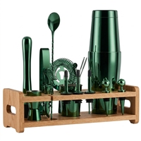 Ensemble de shakers à cocktails en acier inoxydable 550/750 ml avec passoire à glace, coffret de Noël, outils de barman et de cuisine – Vente flash