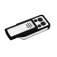 Télécommande sans fil 433,92 MHz à code fixe et code roulant, 4 boutons avec couvercle coulissant pour piles