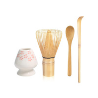 Logo personnalisé, fabricant OEM, réponse rapide, ensemble de fouets à matcha en bambou à 80 brins