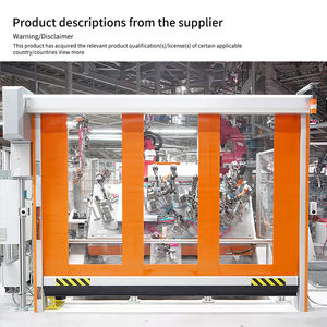 Portes à Enroulement Rapides en PVC pour Usage Extérieur dans les Environnements Industriels, Portes à Enroulement Transparentes Isolées Thermiquement - Product Image 2