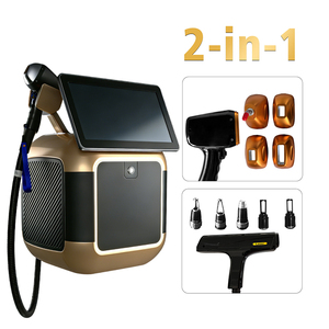 Appareil laser 2 en 1 pour usage clinique, épilation par point de congélation, détatouage, blanchiment de la peau Black Doll, équipement de beauté - Product Image 2