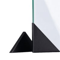 Protecteur d'angle triangulaire en plastique à angle droit pour miroir en verre trempé, protection anti-collision pour emballage, fabriqué en Chine