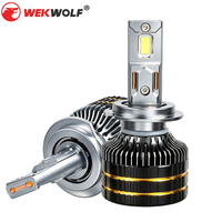 Phare LED automobile 160W 16000lm Ampoule H4 H7 H11 HB3 9005 24V Blanc Canbus Luz LED Automotivo pour éclairage de voiture, camion, moto