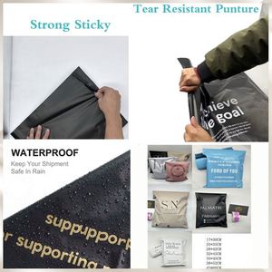 Custom Pink Shipping Mailer Mailing Bags Self Adhesive Eco Friendly Biodegradable Courier Bags for Clothing - Product Image 2