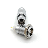 Connecteur coaxial demi-lune série S FFA.ERA.PCA Femelle circulaire Push Pull 00S/0S/1S/2S Broche Protection IP50-IP54 Courant 8A