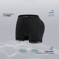 Pantalon de levage de hanche latérale en dentelle pour femmes Faux fesses rembourrées Shorts Invisible Butt Lifter