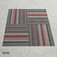 Moquette de luxe 50x50 cm, moquette de sol, dalles de moquette commerciales pour hôtel, maison et appartement