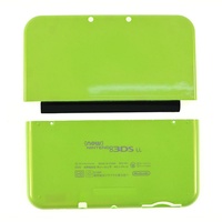 Coques supérieure et inférieure pour console de jeu, côtés A+E, accessoires, couvercle de batterie, matériau ABS pour NEW 3DSXL/LL, filaire, noir