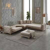 Canapé Chesterfield moderne en tissu pour salon, designs de meubles confortables, ensemble de chaises, canapés de luxe pour salon