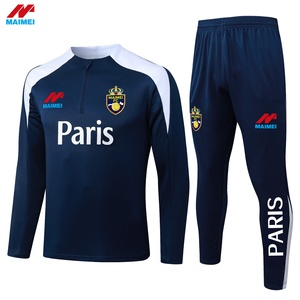 Conjunto de Entrenamiento de Fútbol del <span class=keywords><strong>Club</strong></span> Francés, Paris 2526, Ropa Deportiva, Conjuntos de Camisetas de Fútbol Unisex para Uso en Exteriores, Primavera/Otoño - Product Image 1