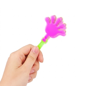Bruiteurs promotionnels personnalisés en <span class=keywords><strong>plastique</strong></span> pour supporters sportifs – Jouets colorés à claquer à la main pour fêtes et événements sportifs - Product Image 3