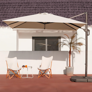 Sombrilla romana de aluminio para exteriores, resistente al agua, de 9 pies, para <span class=keywords><strong>Patio</strong></span>, jardín, <span class=keywords><strong>patio</strong></span>, uso en hotel, diseño moderno - Product Image 3