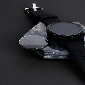 Procesamiento personalizado de cristal de reloj de zafiro plano redondo negro, compatible con el procesamiento personalizado basado en dibujos y muestras - Product Image 1