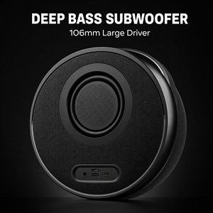 Enceinte portable rotative 100W avec poignée métallique, basses profondes, batterie grande capacité 12000mAh, entrée AUX, pour extérieur - Product Image 6