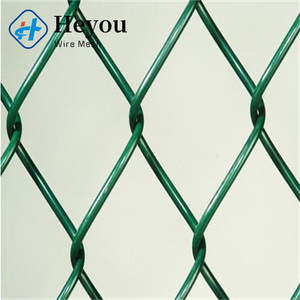 Yüksek kalite 50mm x 50mm yeşil Pvc kaplı galvanizli siklon çit elmas tel çit zincir bağlantı çit ile fabrika fiyat - Product Image 3