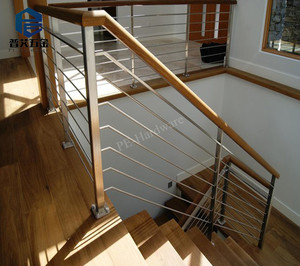 רשת מתכת מתכת מעקה נירוסטה עגול צינור פוסט גן מעקה גדר מרפסת חיצונית גדר לשחק רכבת חצר - Product Image 6