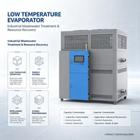 Évaporateur à vide compact LIHEDA pour le traitement des eaux usées de laboratoire, pompe à chaleur à petite échelle, installation facile