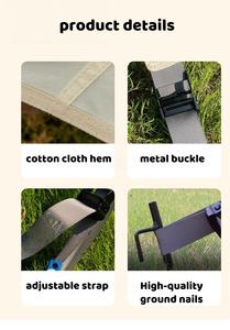 Ahtapot Şeklinde Büyük Boy Dört Mevsim Açık Hava Tente Kamp Çadırı Fiberglas Çerçeveli Parti Plaj Yürüyüşü Glamping İçin Çoklu Boyutlarda - Product Image 5